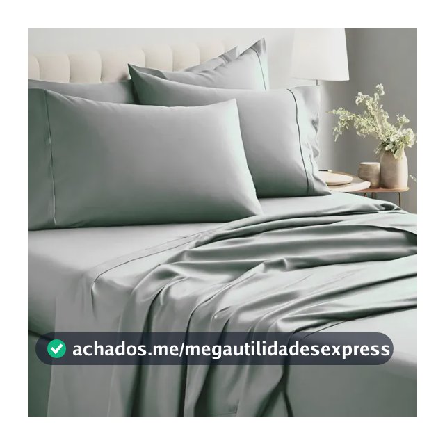 Jogo De Lençol Casal 03 Pçs Micropercal 400 Fios Extra Macio