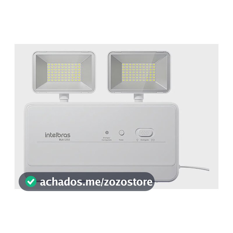Bloco De Iluminação Autonômo Bla 1202 Intelbras Cor Branco