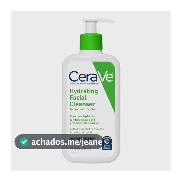 Cerave Gel De Limpeza Facial Hidratante 355ml Acido Hialuran