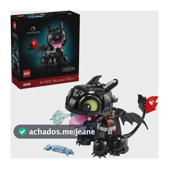 Lego Como Treinar O Seu Dragão Banguela 784 Peças - 10375 784 Banguela