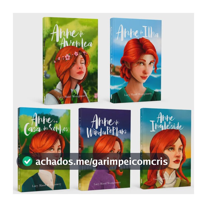 Coleção Anne de Green Gables Capa Dura | Kit 5 Livros | Lucy Maud Montgomery | Editora Penkal