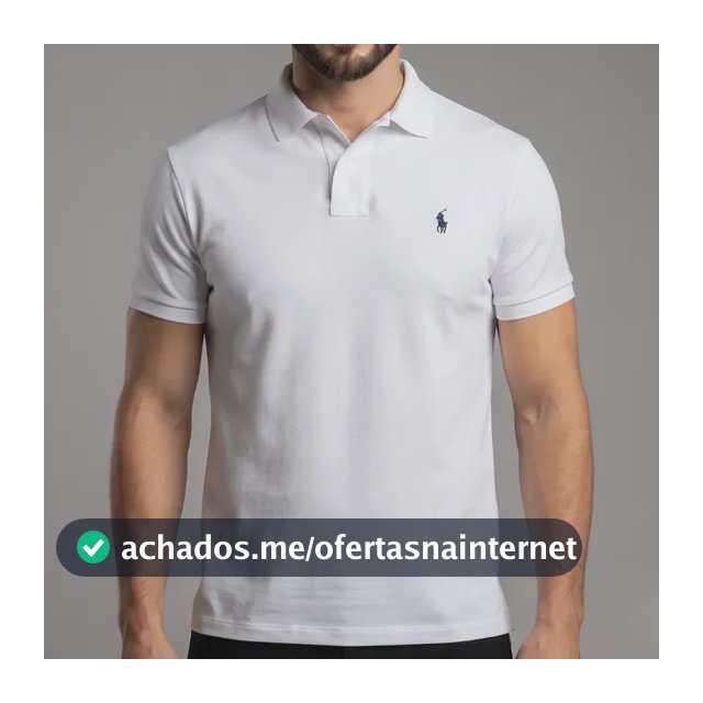 Camisa Polo Ralph Lauren Masculina Basica Algodão Piquet