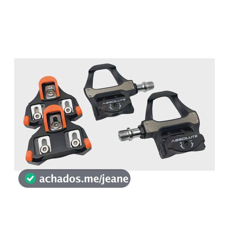 Pedal Clip Speed Absolute Wild R Bike Road Estrada Com Tacos Preto