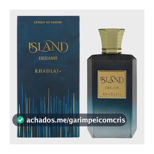 Perfume Árabe Khadlaj Island Dreams100ml Edp