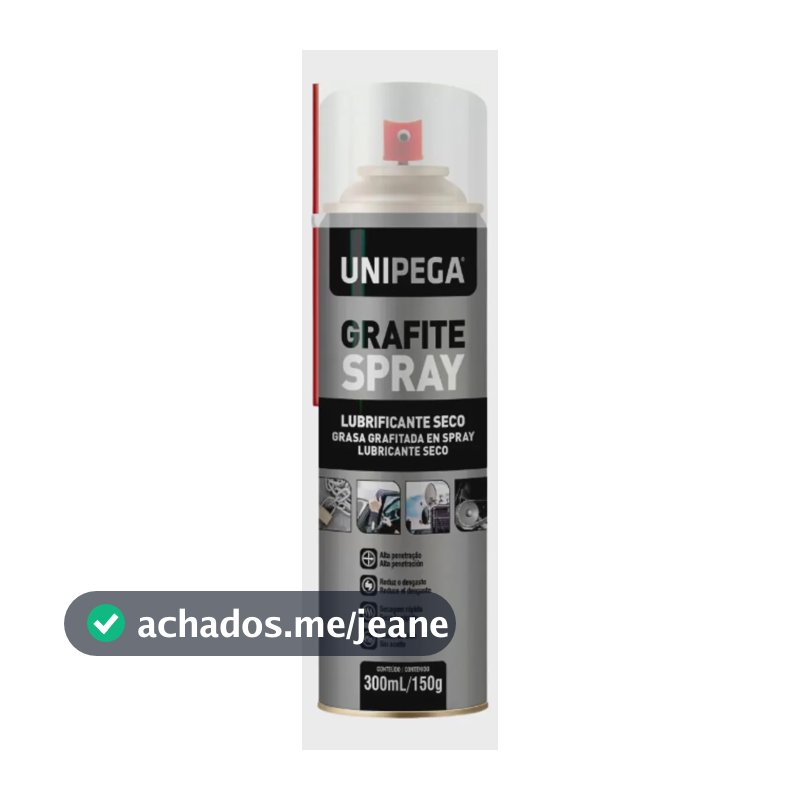 Grafite Spray Lubrificante A Seco Cadeado Fechadura Portão
