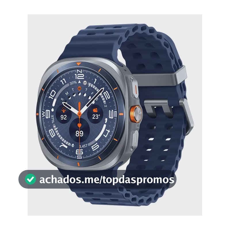 Samsung Galaxy Watch Ultra 2025 Smartwatch 47mm Lte, Galaxy Ai, Titânio Aeroespacial Titânio Azul
