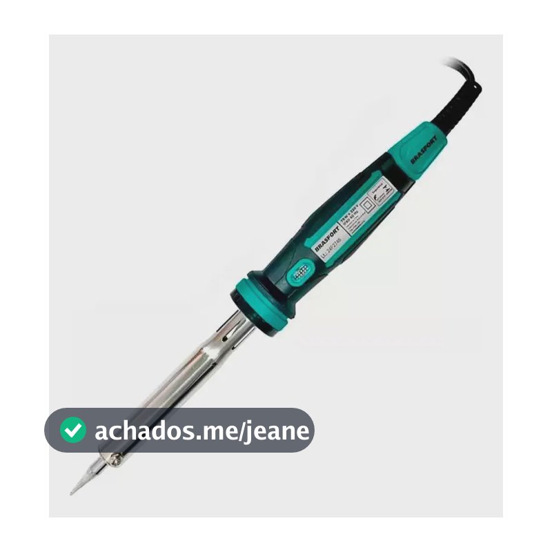 Ferro De Solda Lápis Maxxi Brasfort 75W Com Suporte