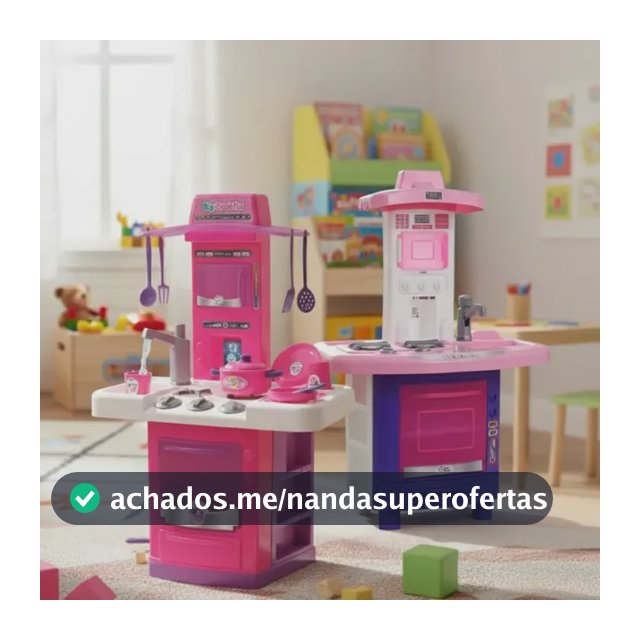 Cozinha Infantil Completa Menina Fogãozinho Criança Pia
