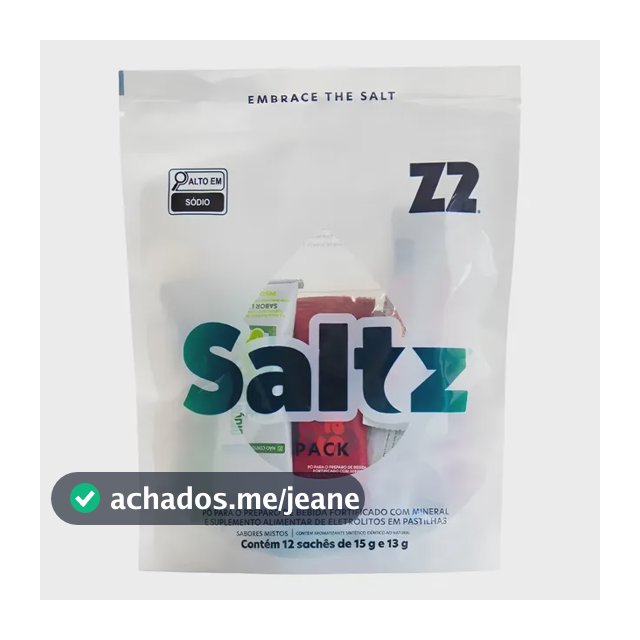 Z2 Saltz Pack 12 Sticks 15g Sortidos Eletrólitos Sódio Saltz Pack