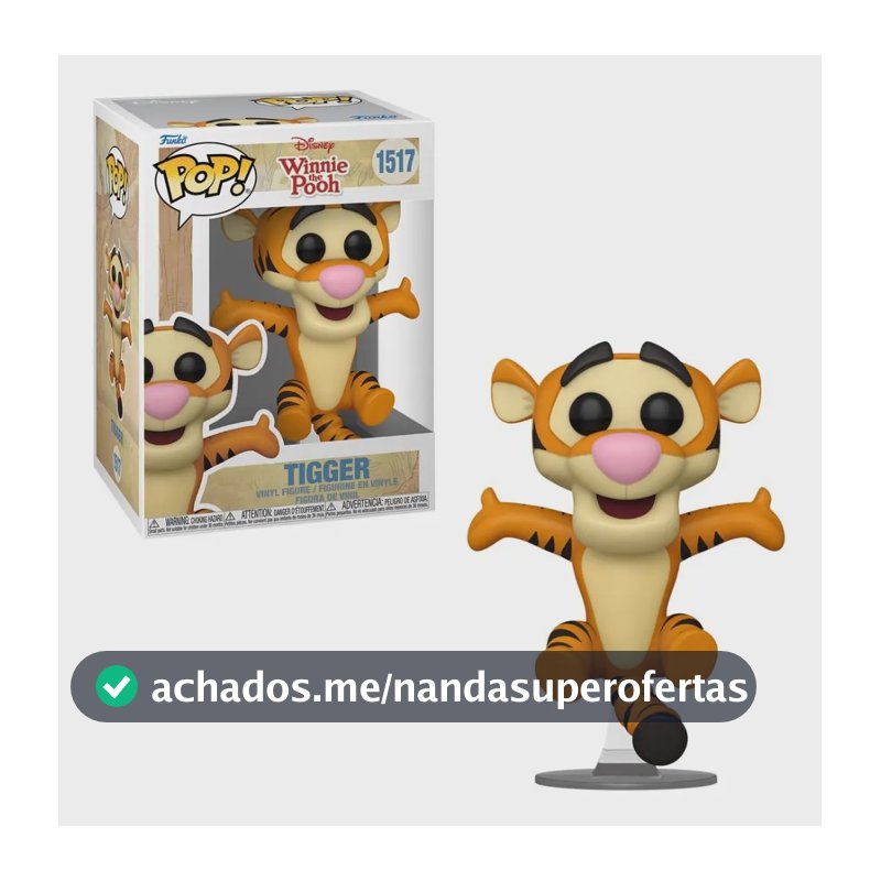 Boneco Funko Pop! Disney O Ursinho Pooh - Tigrão