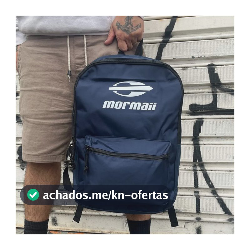 Mochila Mormaii Resistente Casual 21 Litros Básica Azul Azul Un