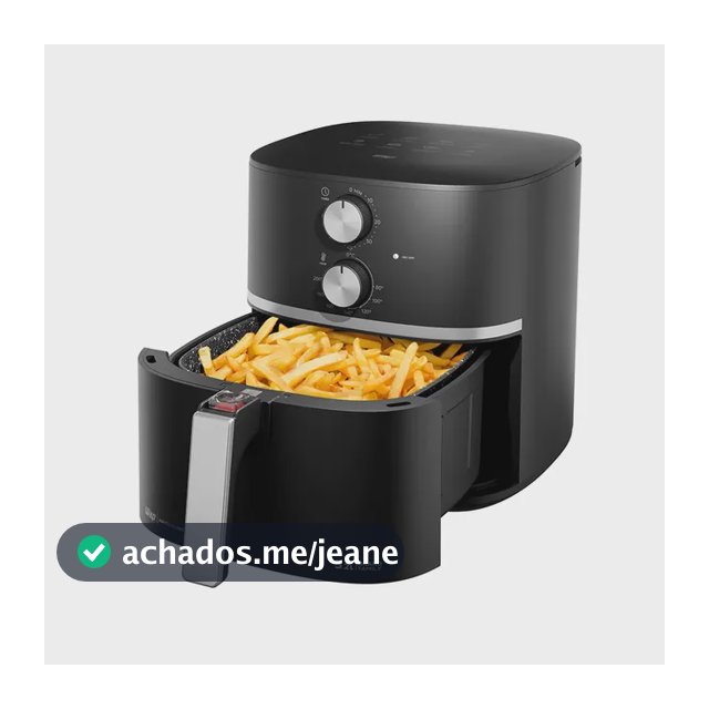 Fritadeira Elétrica Air Fryer Wap Wafg2s 5 Litros Com Revestimento Antiaderente 1500w 220v