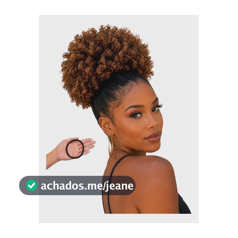 12 Elásticos Afro Puff Penteados Cabelos Cacheados E Crespos Preto Liso