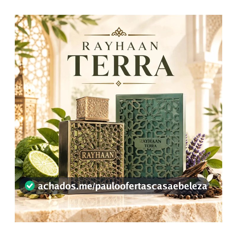Perfume Unissex Rayhaan Terra Edp 100ml