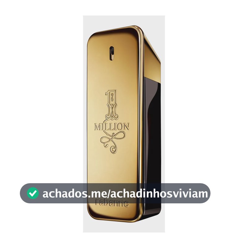 Perfume Masculino Rabanne 1 Million 100ml Eau de Toilette EDT – Fragrância Amadeirada Picante com Couro e Âmbar