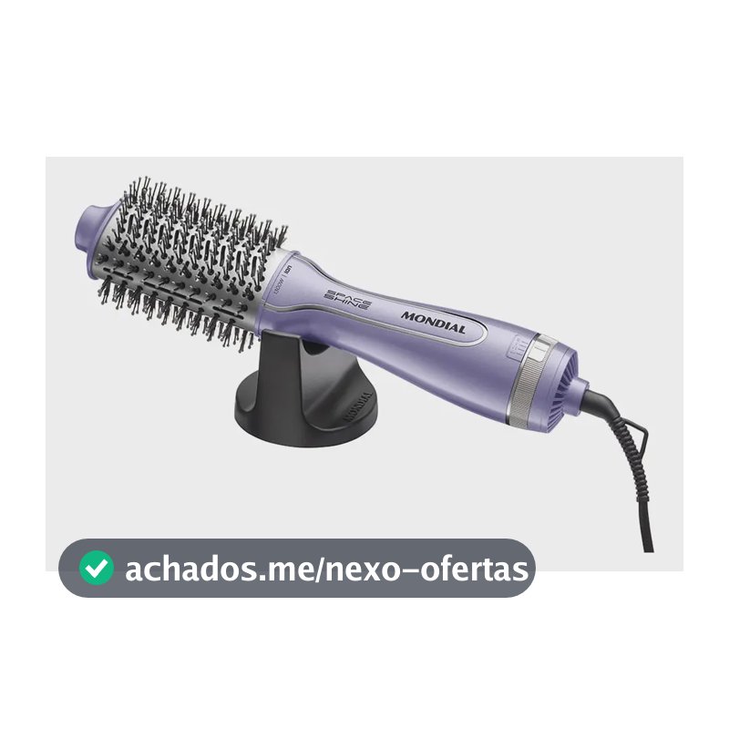 Escova Secadora Space Shine Mondial Lilás 1300w - ES-21