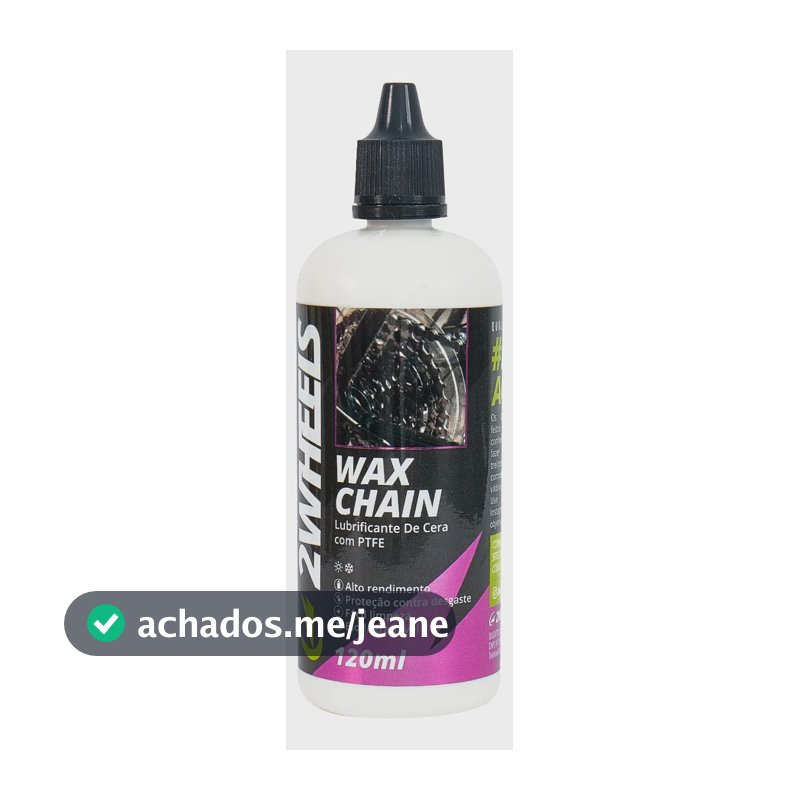 Óleo Corrente Bike 2Wheels Wax Chain 120ml Lubrificante Cera PTFE
