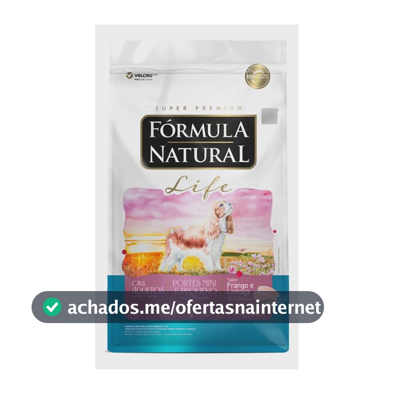 Ração Fórmula Natural Super Premium Life Cães Adulto De Porte Pequeno 15kg