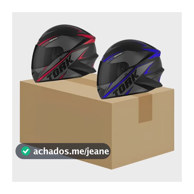 Kit Capacete Fechado R8 Pro Tork Viseira Fumê Várias Cores