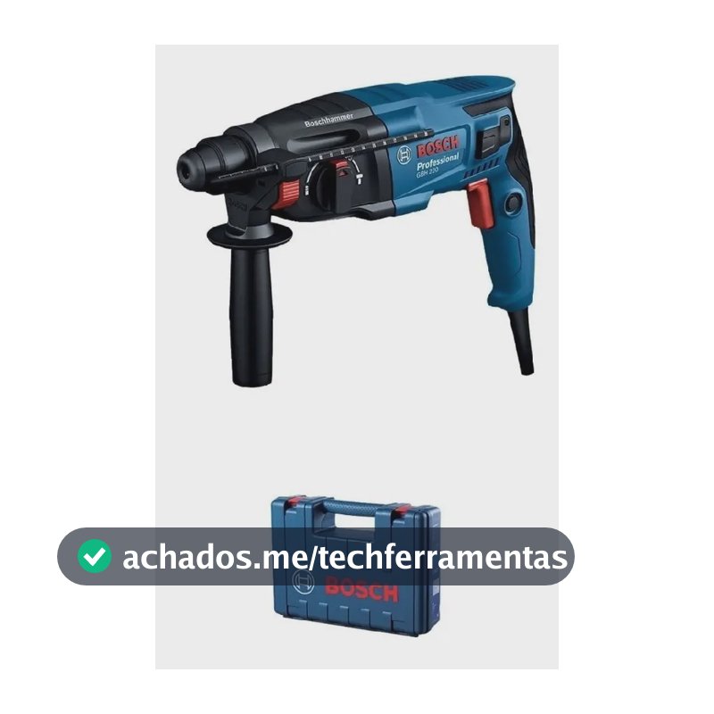 Martelete Perfurador Rompedor Bosch Professional Gbh 220 Azul Com 720w De Potência 220v