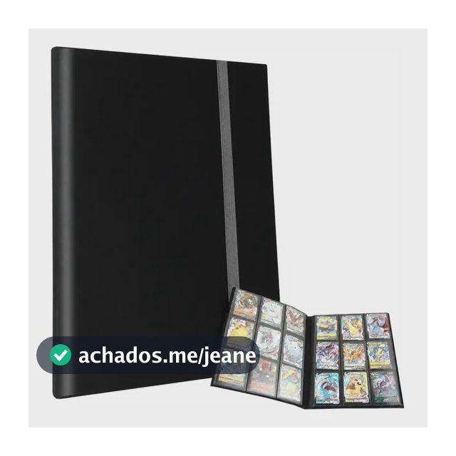 Fichário Álbum Para Cartas Pokémon - 360 Cartas Pasta Otug