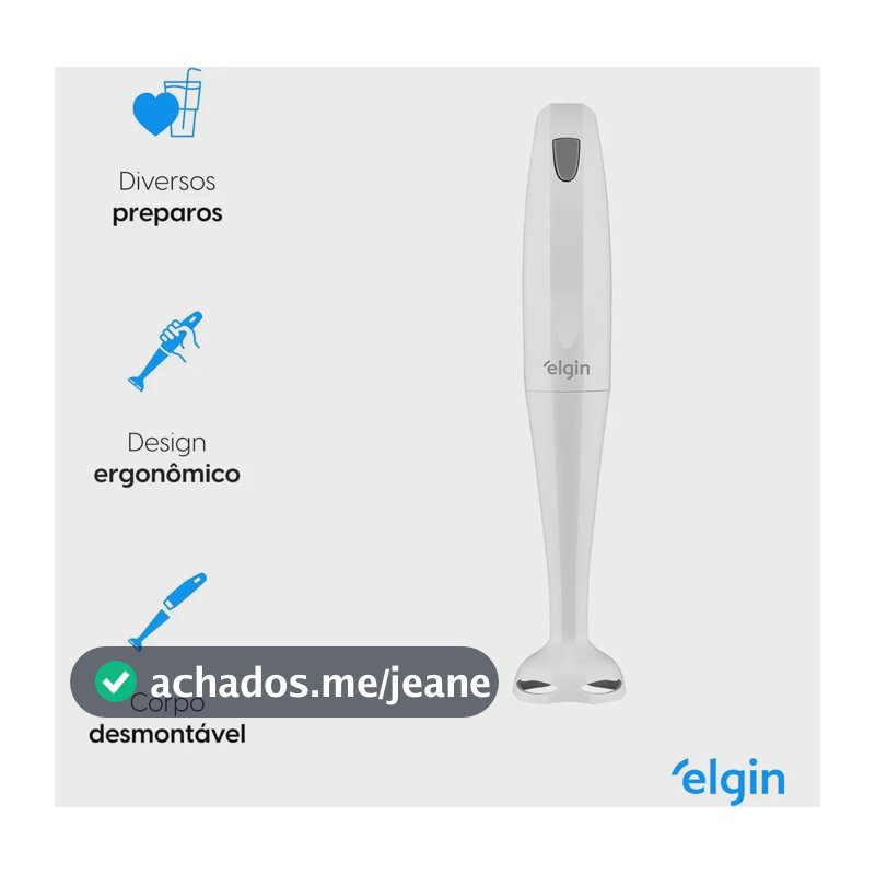 Mixer De Mão 200w Compacto Leve E Ergonômico MIX1001 Elgin