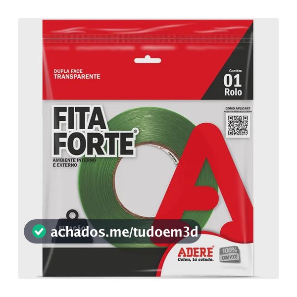 Fita Dupla Face Adesiva Extra Forte 9mm X 20m Xt050 Adere