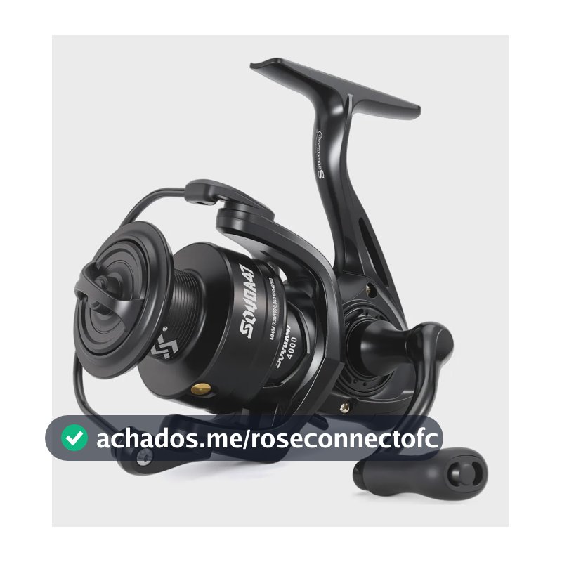 Molinete De Pesca 5,2:1 Drag Máximo10kg Alumínio Premium 2000 Série