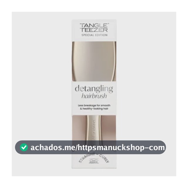 Escova de Cabelo Ultimate Detangler Chrome Neo Gold Tangle Teezer