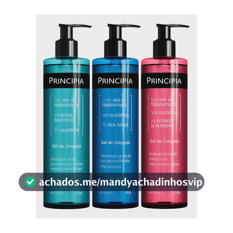Principia Kit Trio Limpeza Facial Personalizada