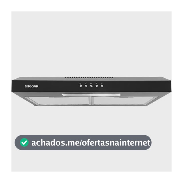 Depurador Slim 60cm Preto Dps161pt Suggar
