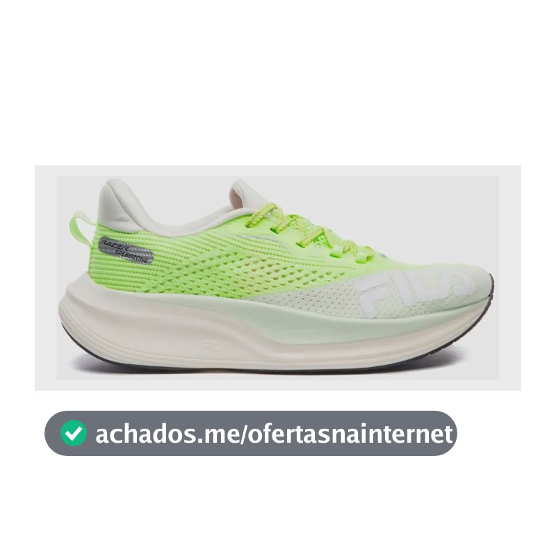 Tênis Fila Racer Speedzone Feminino Verde Liso 35,0 Br