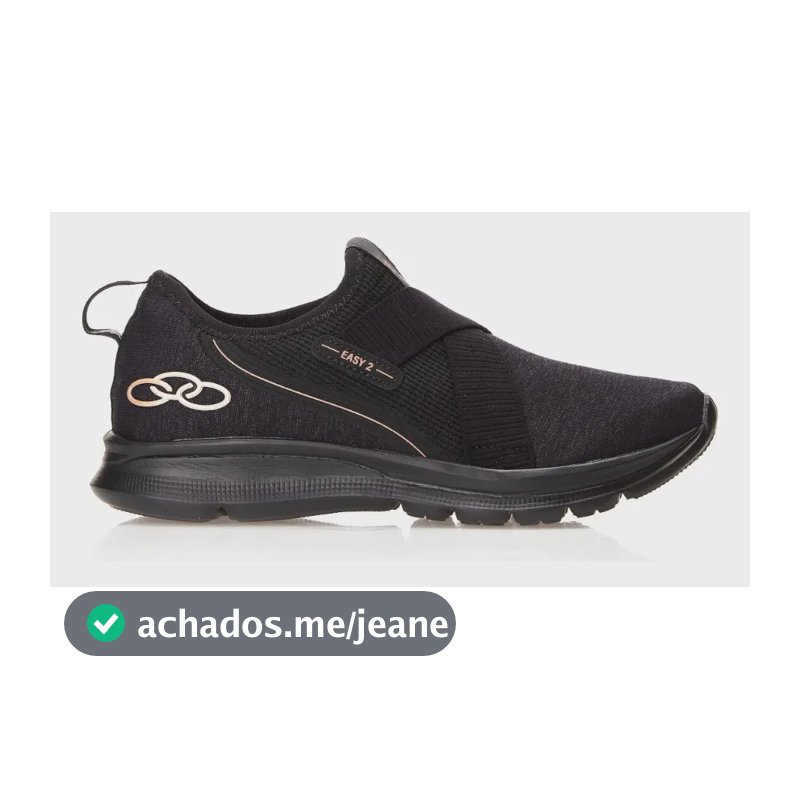 Tênis Feminino Easy 2 Olympikus Preto/dusty Liso 39