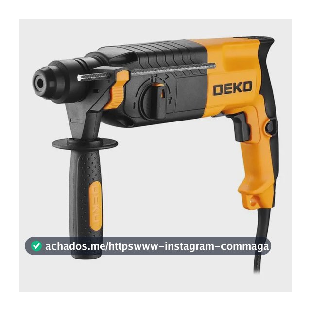 Martelete Furadeira Rompedor Deko Profissional SDS Plus 700W 2.4J