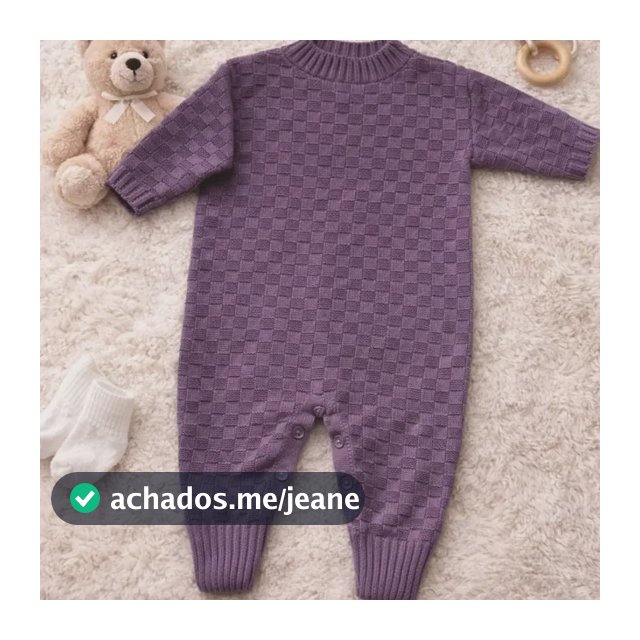 Macacao Bebe Menino Trico 3m Inverno Barato Promoção