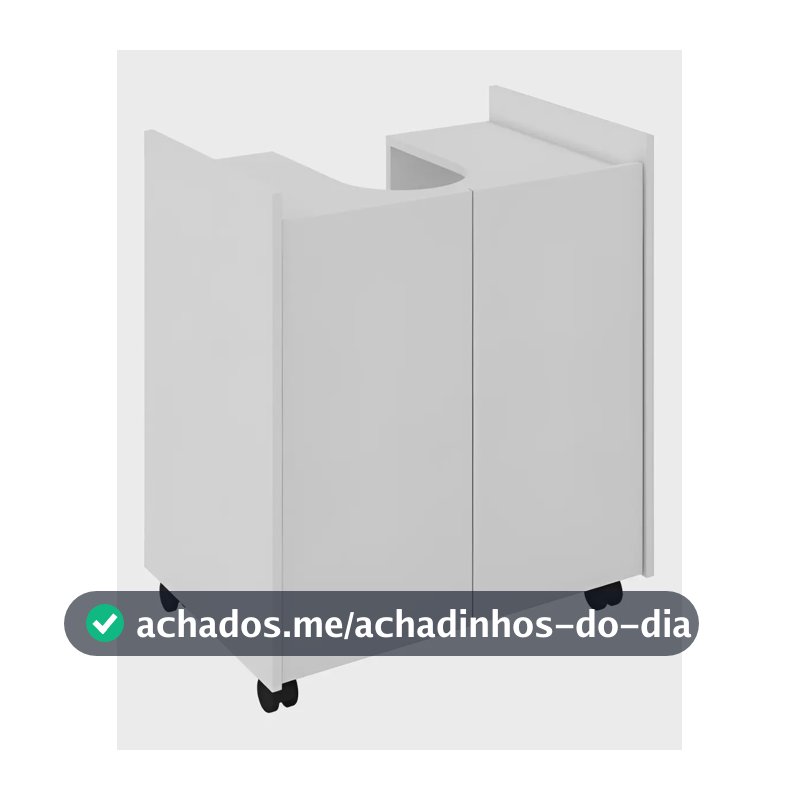 Gabinete Para Banheiro Pequeno Pia De Coluna Eccos Branco