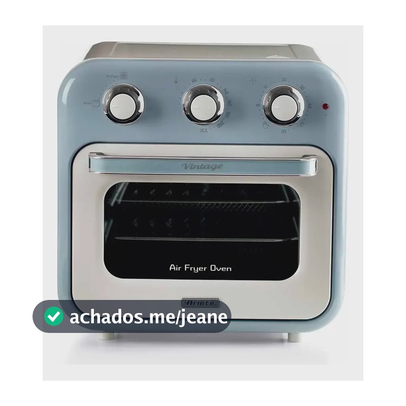 Fritadeira Air Fryer E Forno Vintage Ariete Azul