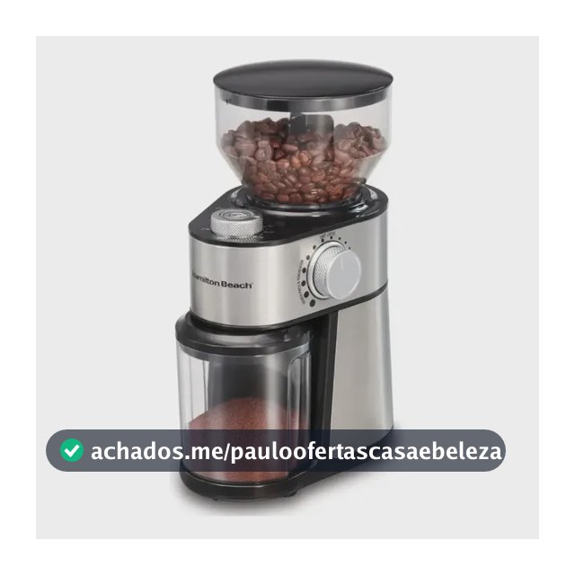 Moedor Moinho De Café Plus Hamilton Beach Inox Doméstico Inox