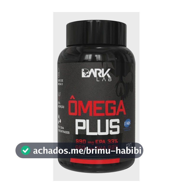 Omega Plus 120 Cápsulas Ômega 3 Dark Lab