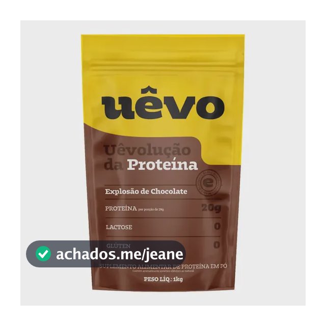 Proteína Uêvo Em Pó Sabor Explosão De Chocolate X 1kg