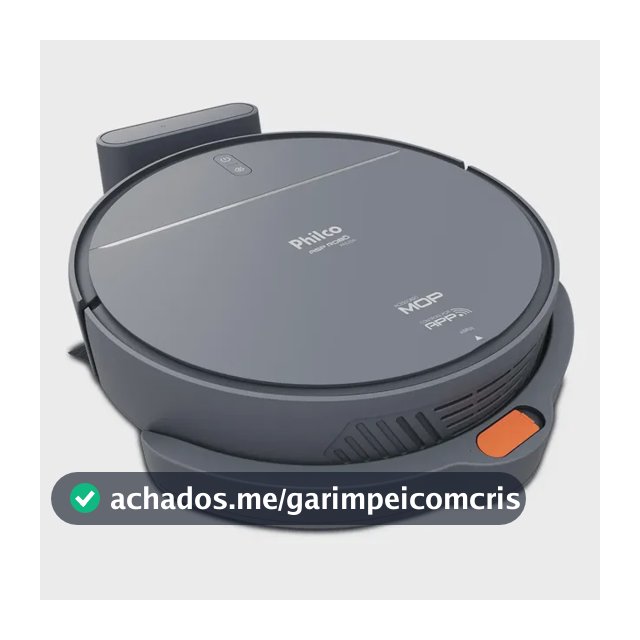 Aspirador Robo Philco Pas29a Bivolt Cinza