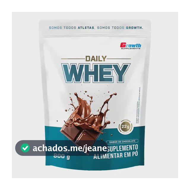 Daily Whey Protein 800g Growth Supplements Chocolate