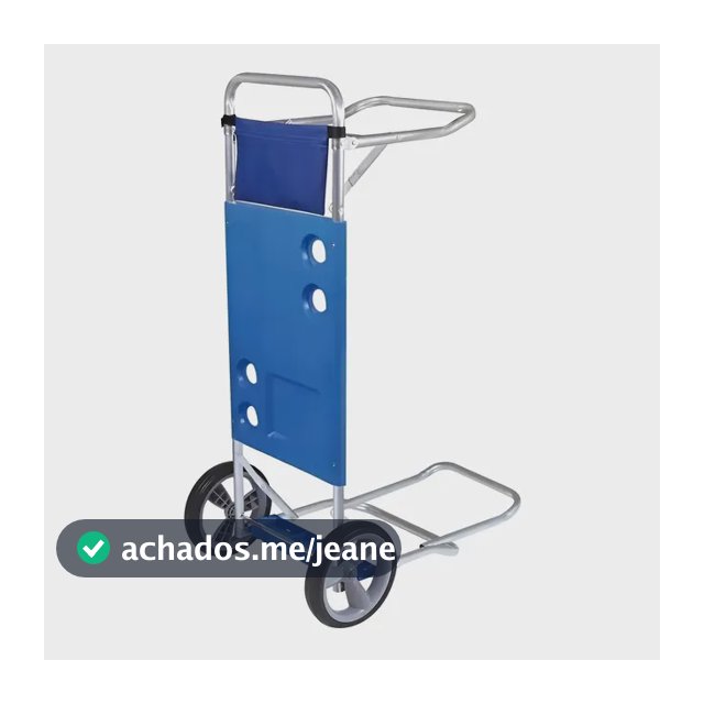 Carrinho E Mesa De Praia Com Avanço Para Caixa Térmica Mor Cor Azul