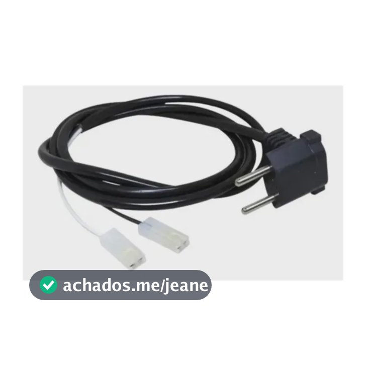 Cabo De Força Para Geladeira E Lava Roupa 1,50 Mt Universal