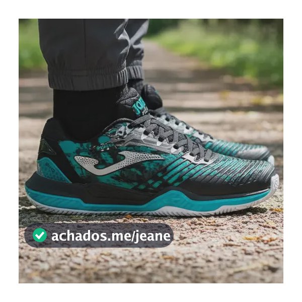 Tenis Joma Masc Point Para Todas As Quadras - Preto/turquesa
