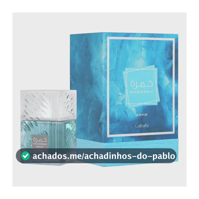perfume unissex Lattafa Khamrah Waha 100ml