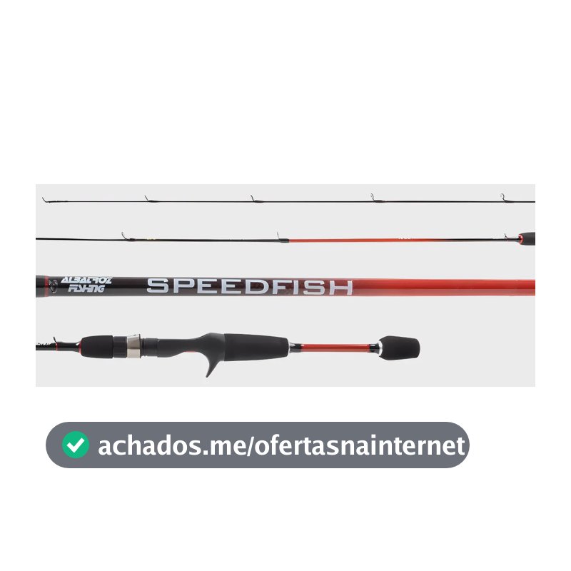 Vara Para Carretilha Speedfish C501 1,50m 2-6lbs - Albatroz Cor Vermelho