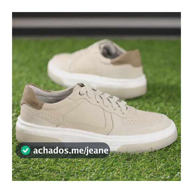 Tênis Democrata Denim Pulse Casual Leve Confortável Couro