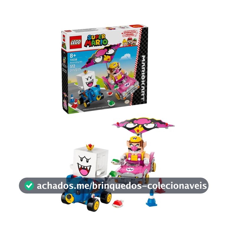 Lego® Super Mario: Mario Kart Wario E Rei Bu 72038