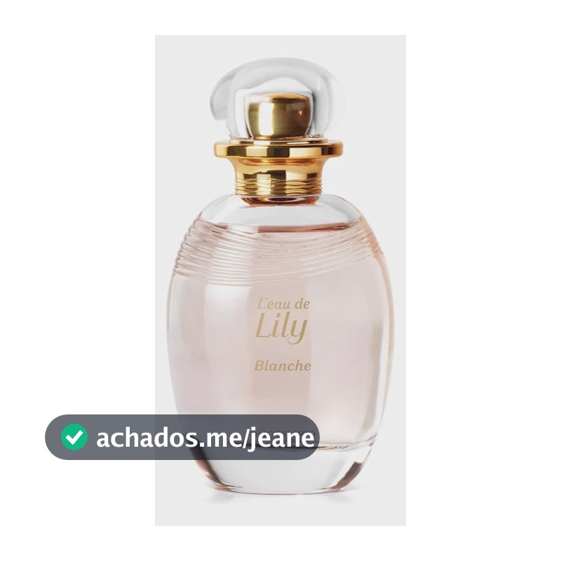 O Boticário Leau De Lily Blanche Colônia 75ml